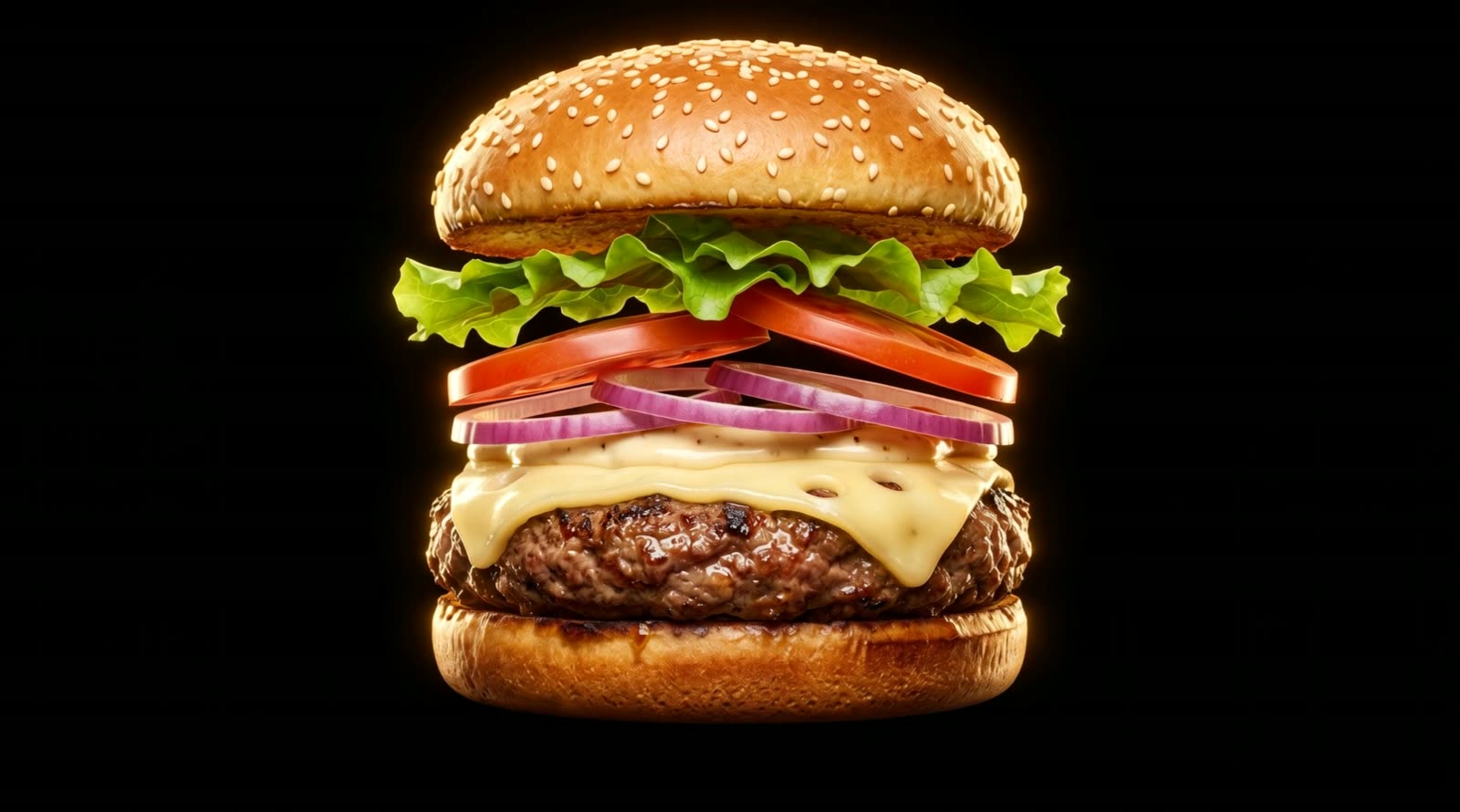 Burger qui se compose au défilement